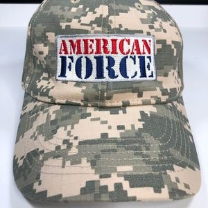 American Forces Camo Adjustable Hat by Hit Wear